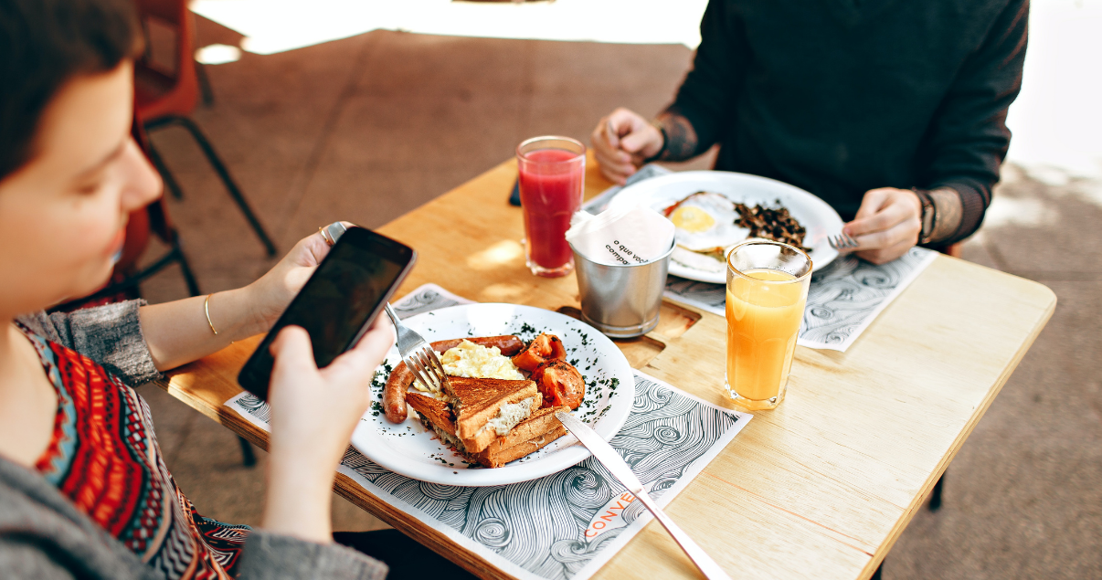 alimentación de forma mindfulness